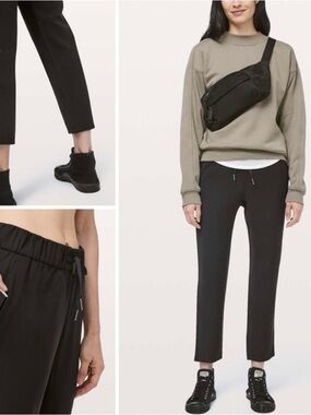 Lululemon On The Fly Woven Pants Black Size 12